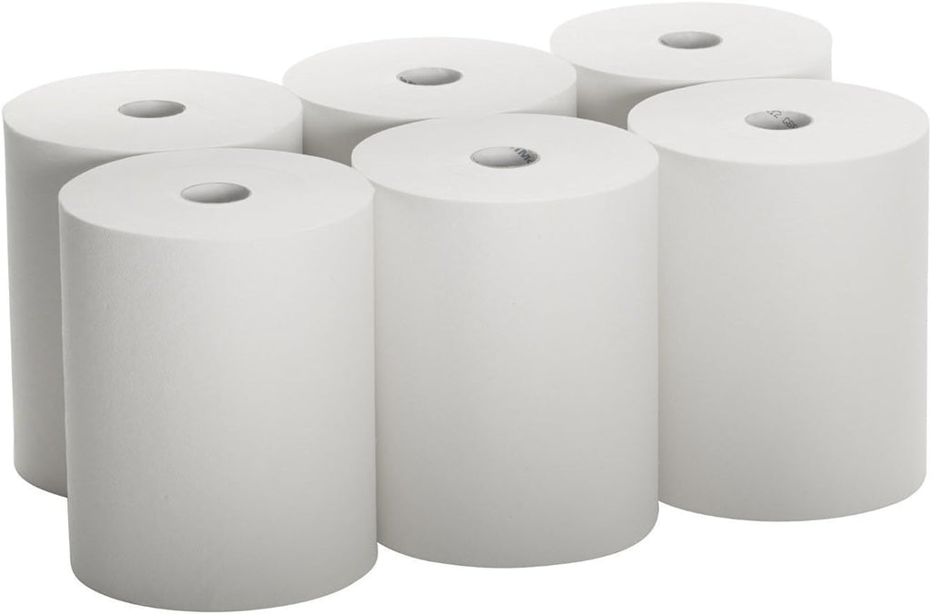White Paper Towels 10" Roll 6 Rolls M99463