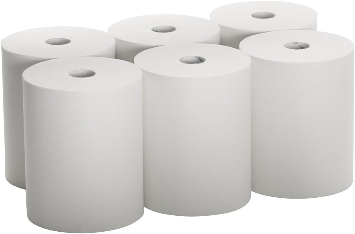 White Paper Towels 10" Roll 6 Rolls M99463