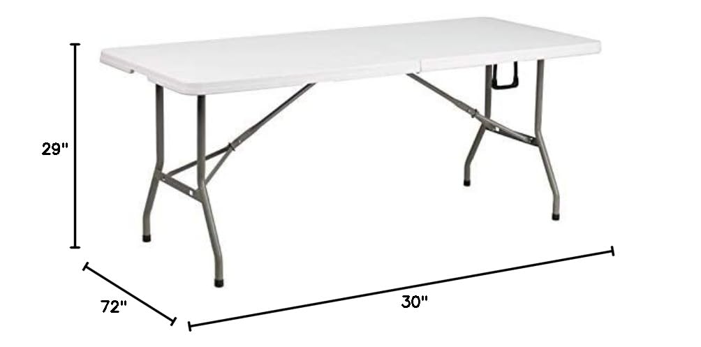 30" x 72" Plastic Folding Table Q1642
