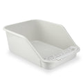 Large Cat Litter Box with High Sides and Low Entry W12554