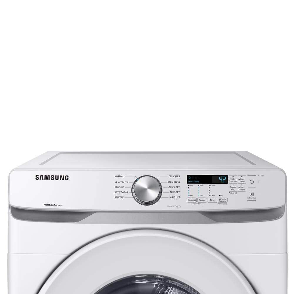 7.5 cu. ft. Front Load Electric Dryer with Sensor Dry, White G995