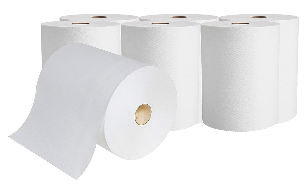 White Paper Towels 10" Roll 6 Rolls M99463