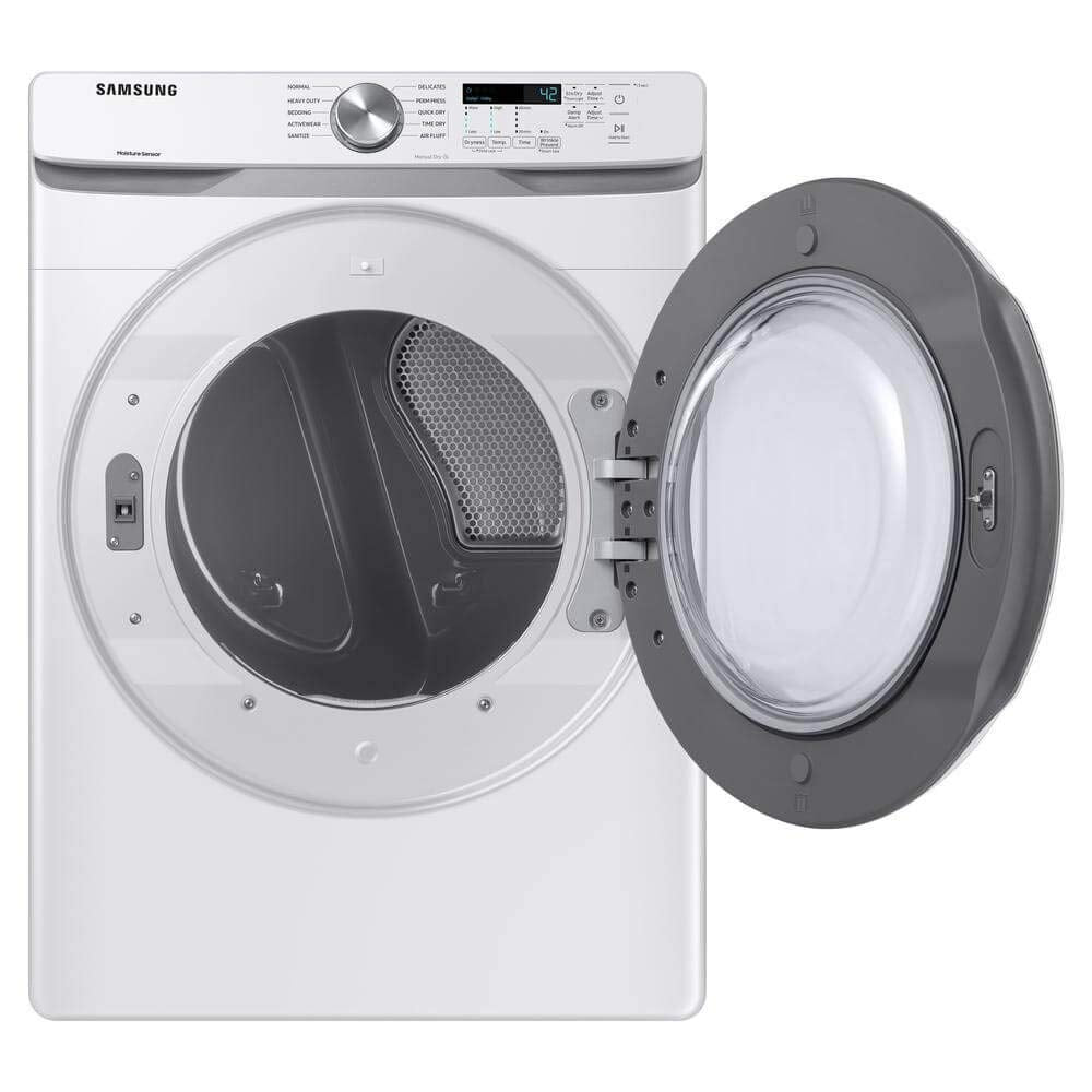 7.5 cu. ft. Front Load Electric Dryer with Sensor Dry, White G995