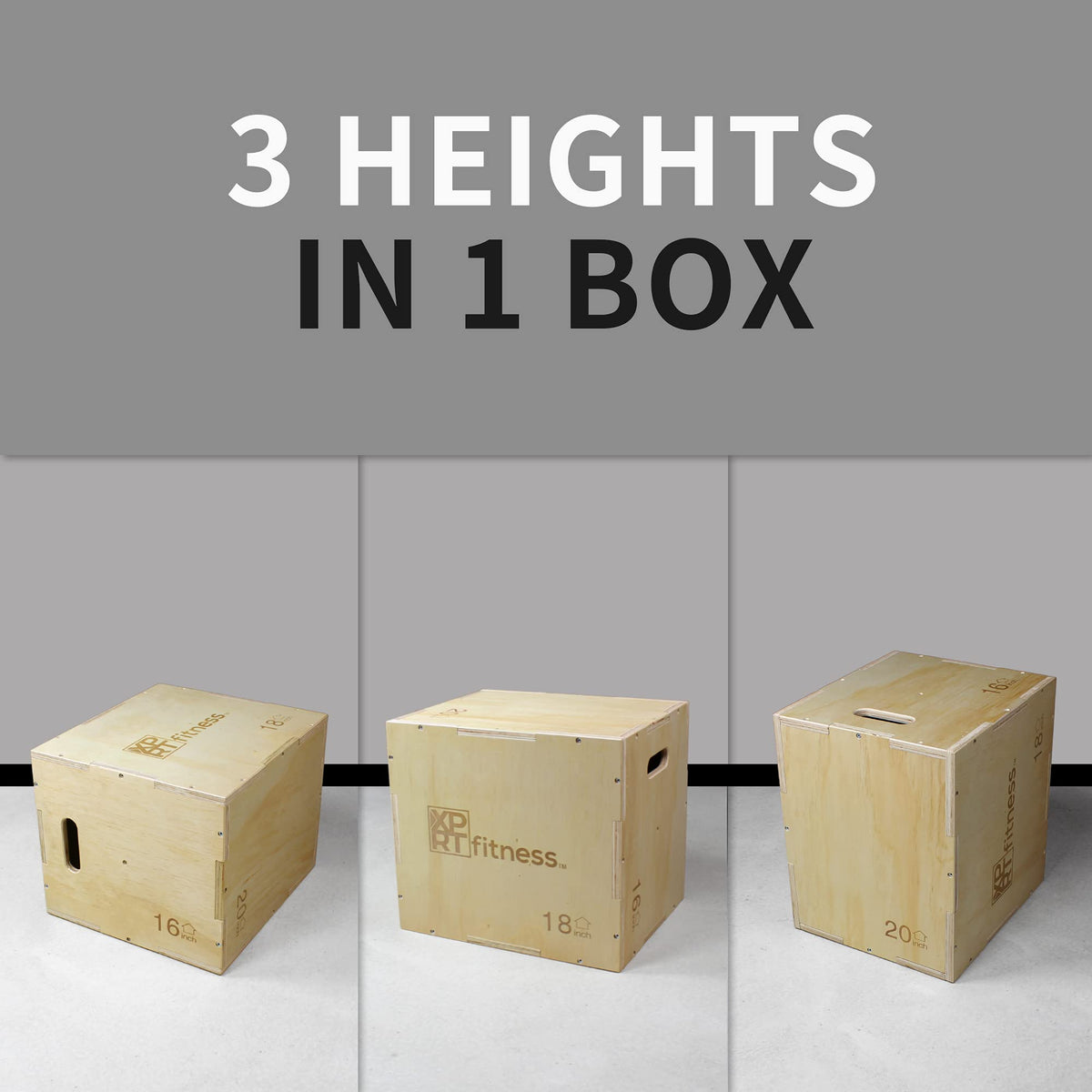 Wooden Plyo Box L3002