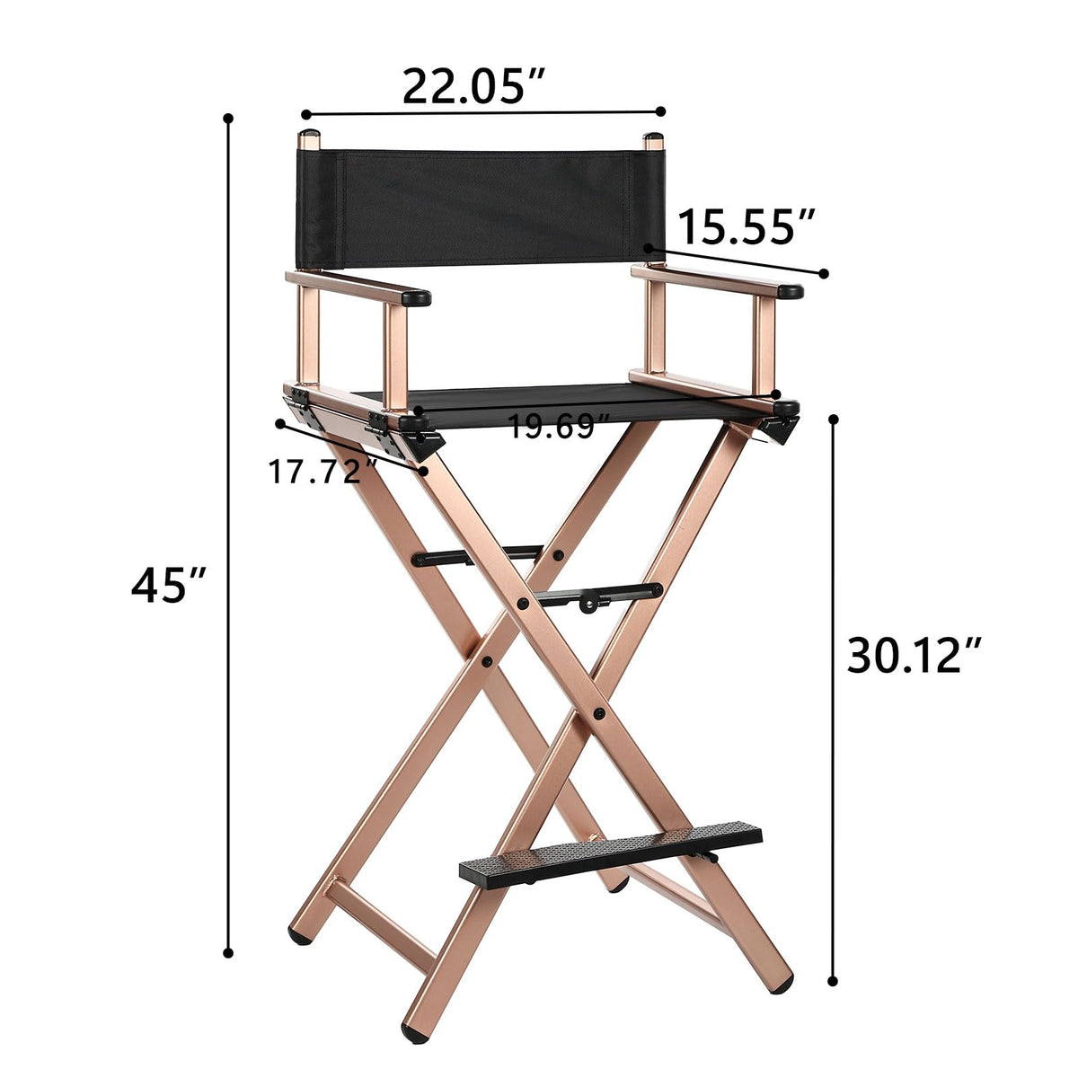 Tall Aluminum Directors Chair K124