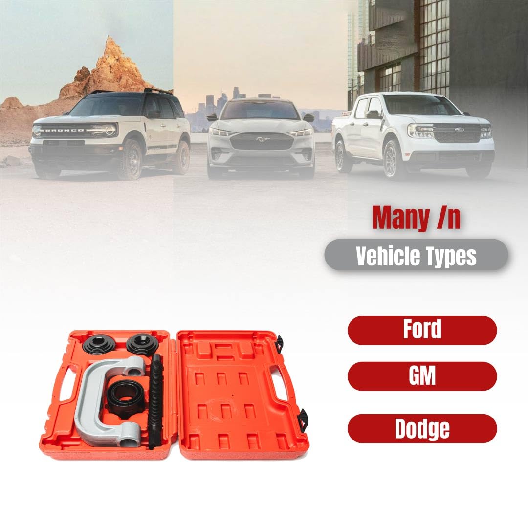 21-Piece Heavy Duty Forged Steel Ball Joint Press Kit I822384