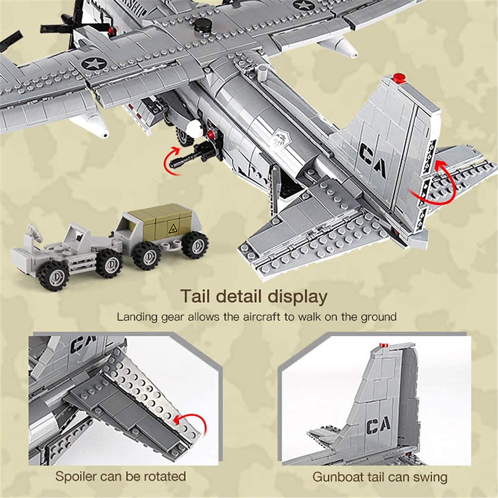 1713 Pcs Airplane Building Block Set F5940
