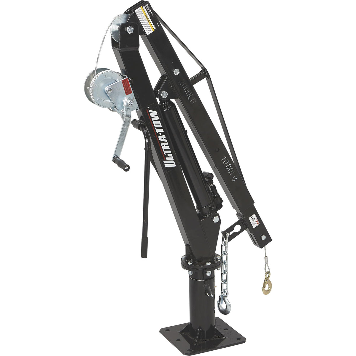 Hydraulic Pickup Truck Crane with Hand Winch 2000-Lb. Capacity N2384