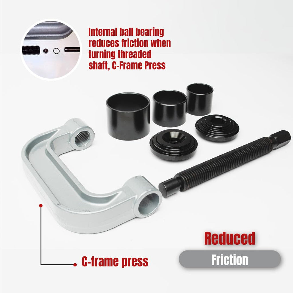 21-Piece Heavy Duty Forged Steel Ball Joint Press Kit I822384