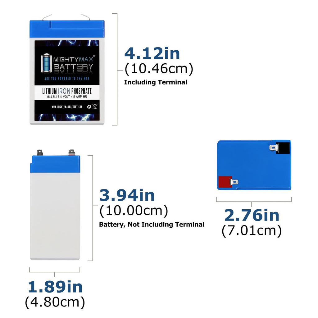 6V 4.5AH Lithium Replacement Battery G788320