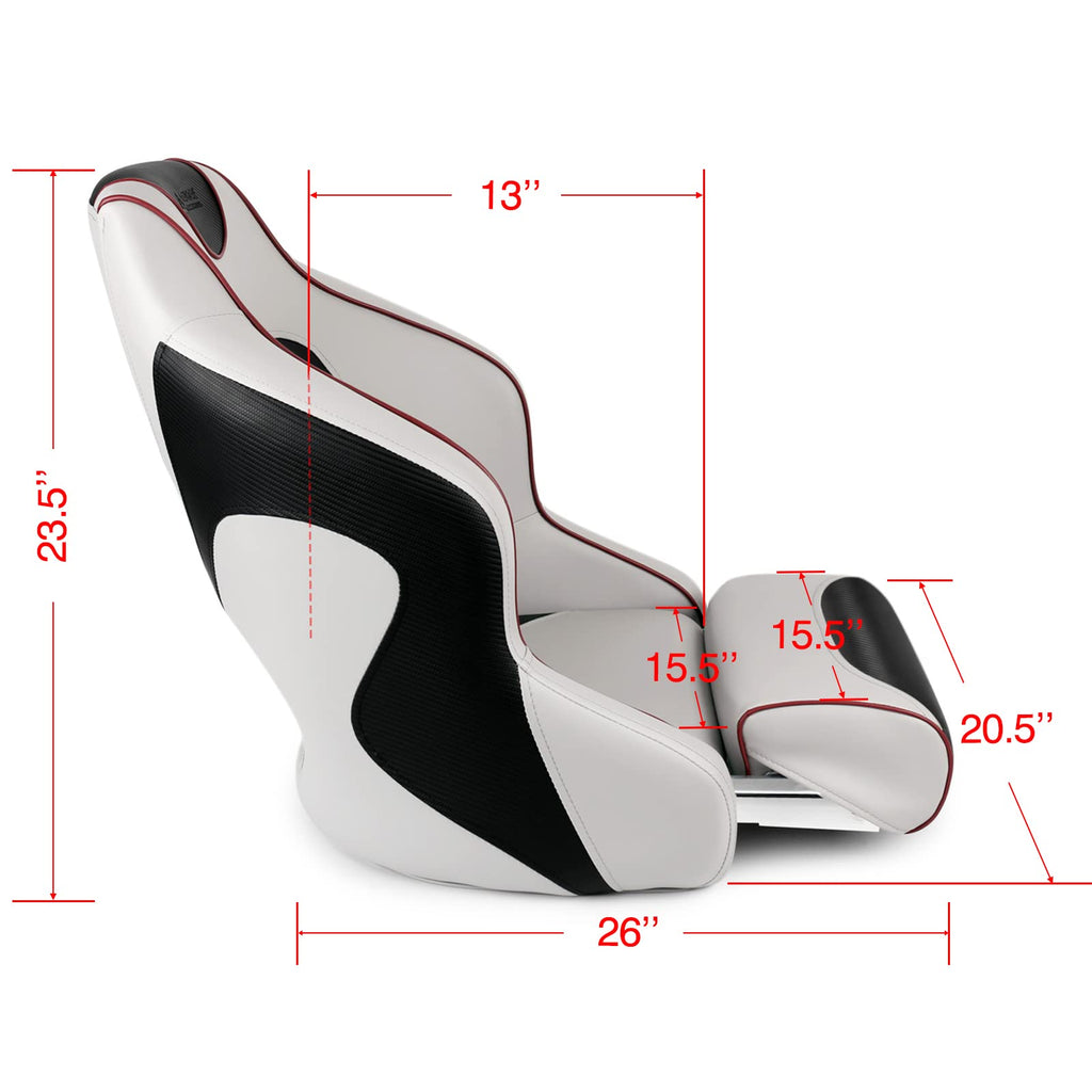 Two Tone Captains Bucket Boat Seat D914