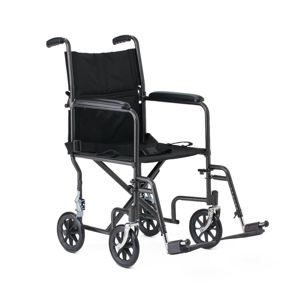 Folding Transport Wheelchair with Swing-Away Footrests X97720
