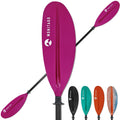 Adjustable Fiberglass Shaft PP Blade Kayak Paddle O1612