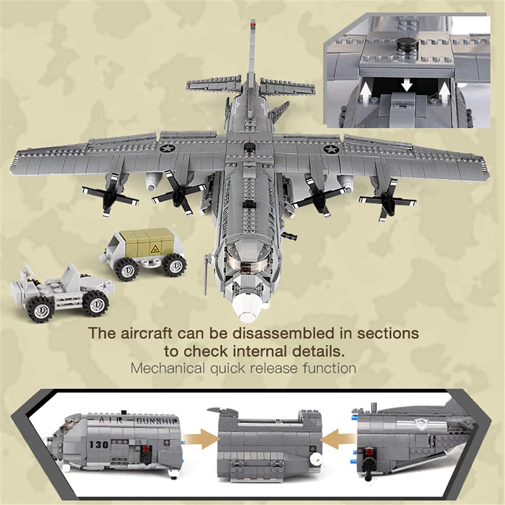 1713 Pcs Airplane Building Block Set F5940