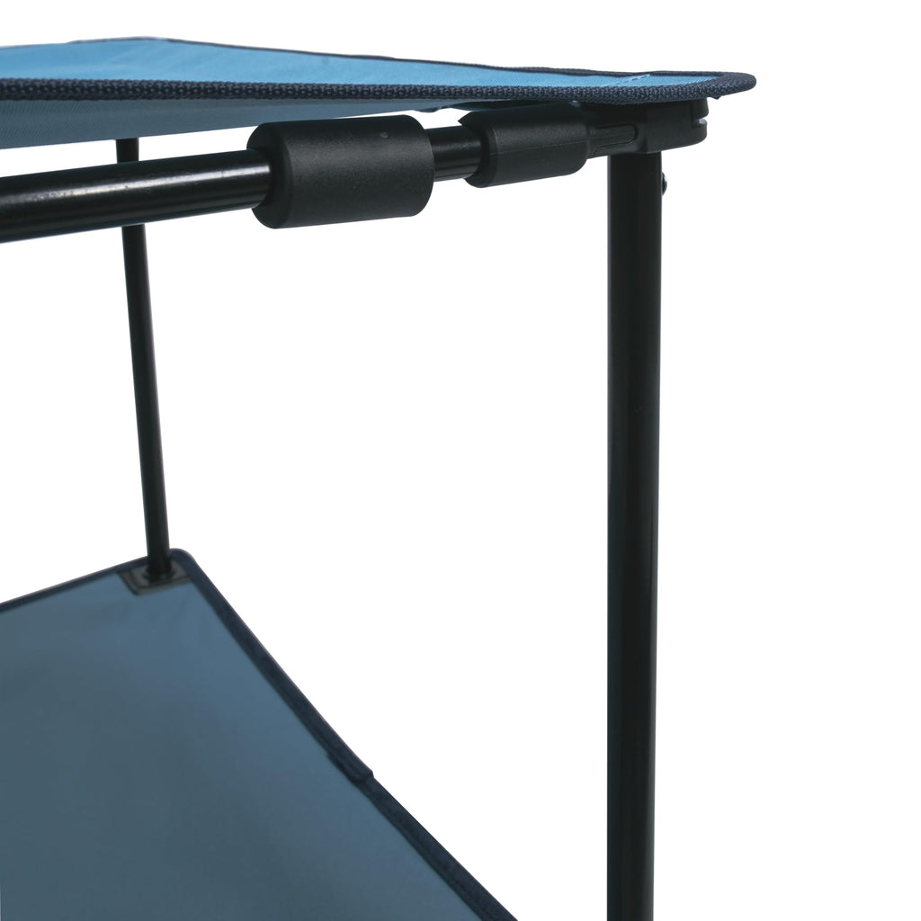 22” Square Compact Outdoor Folding Table with Cup Holders and Carry Bag H24466