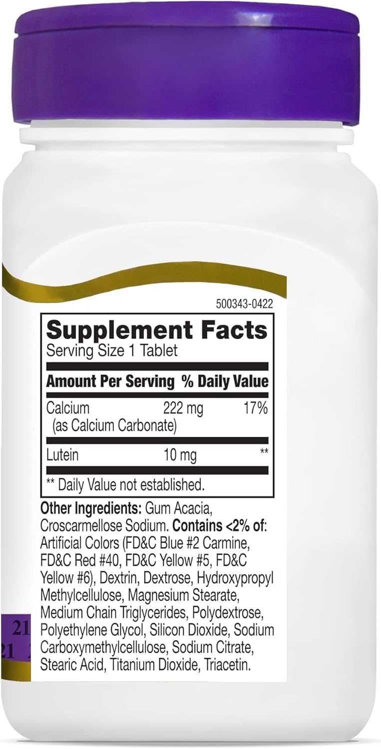 Lutein 10mg Tablets 60 Count H8413