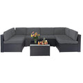 Grey 7-Piece Outdoor Patio Furniture Set W640766