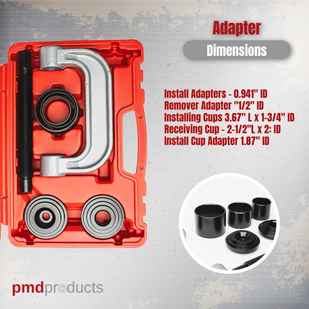 21-Piece Heavy Duty Forged Steel Ball Joint Press Kit I822384
