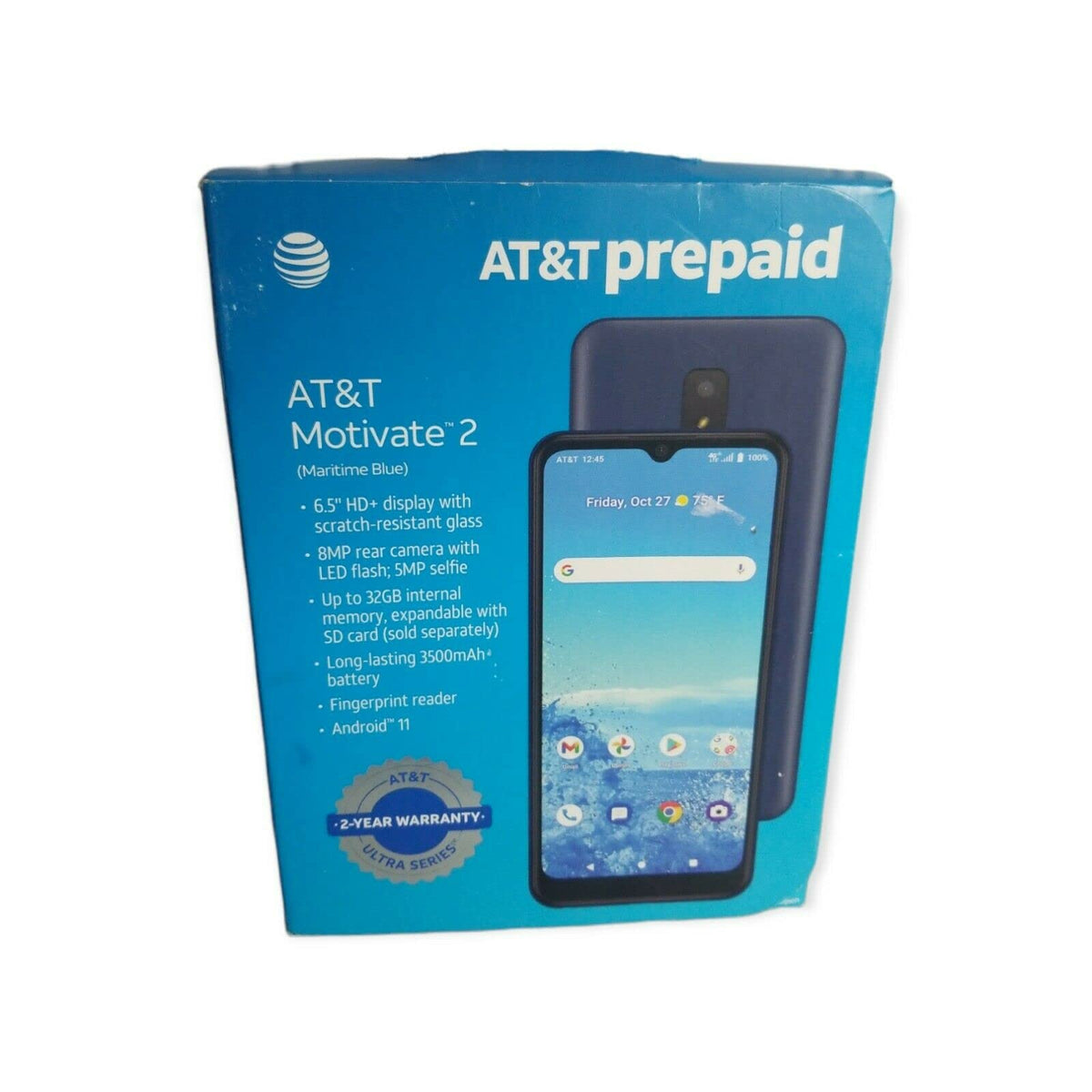 Maritime Blue 32GB 4G LTE Prepaid Smartphone A7743