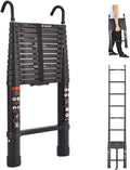 20.3ft Aluminum Telescoping Ladder with Roof Hooks B835
