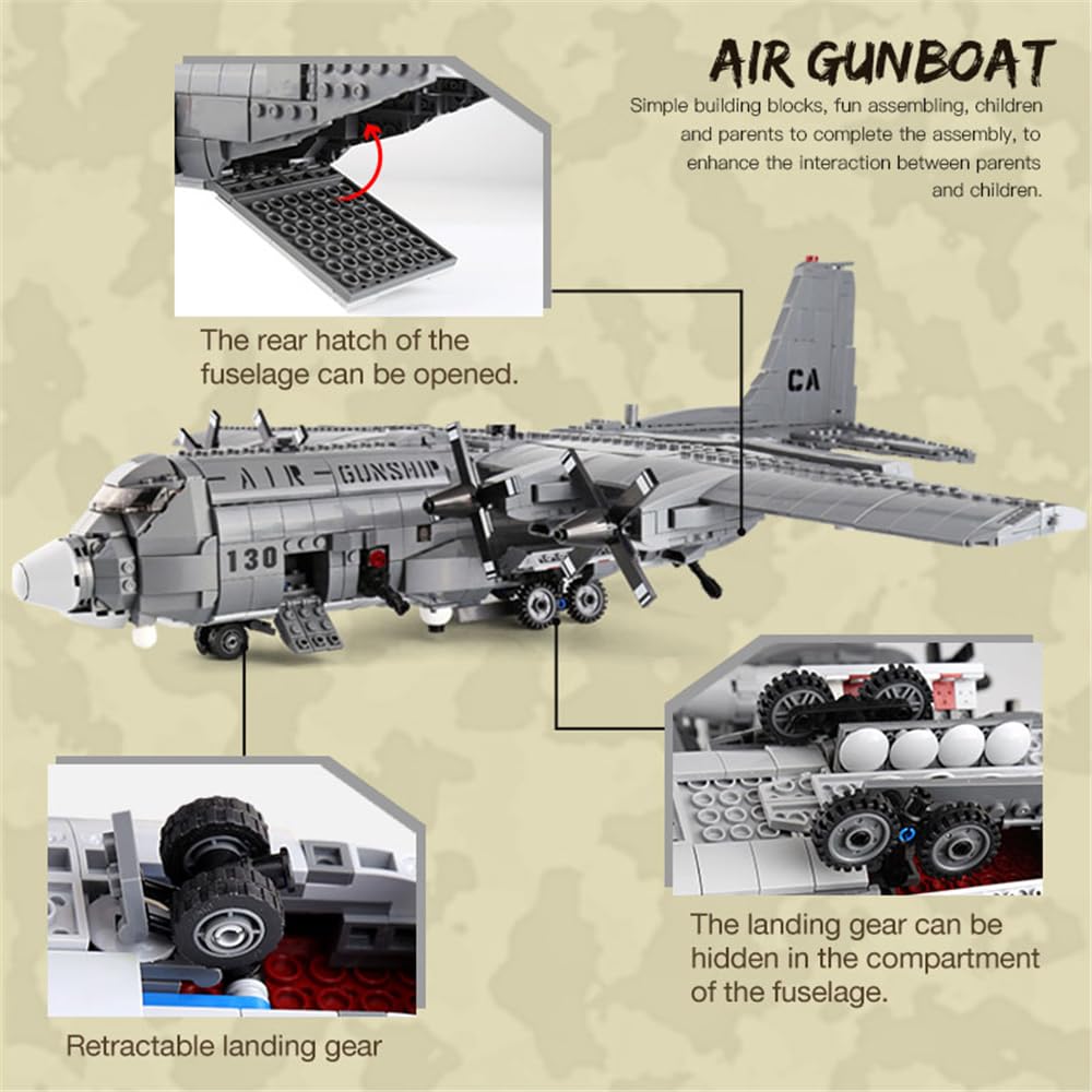 1713 Pcs Airplane Building Block Set F5940