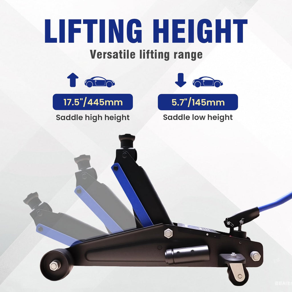3 Ton Floor Jack with Wheels N181070