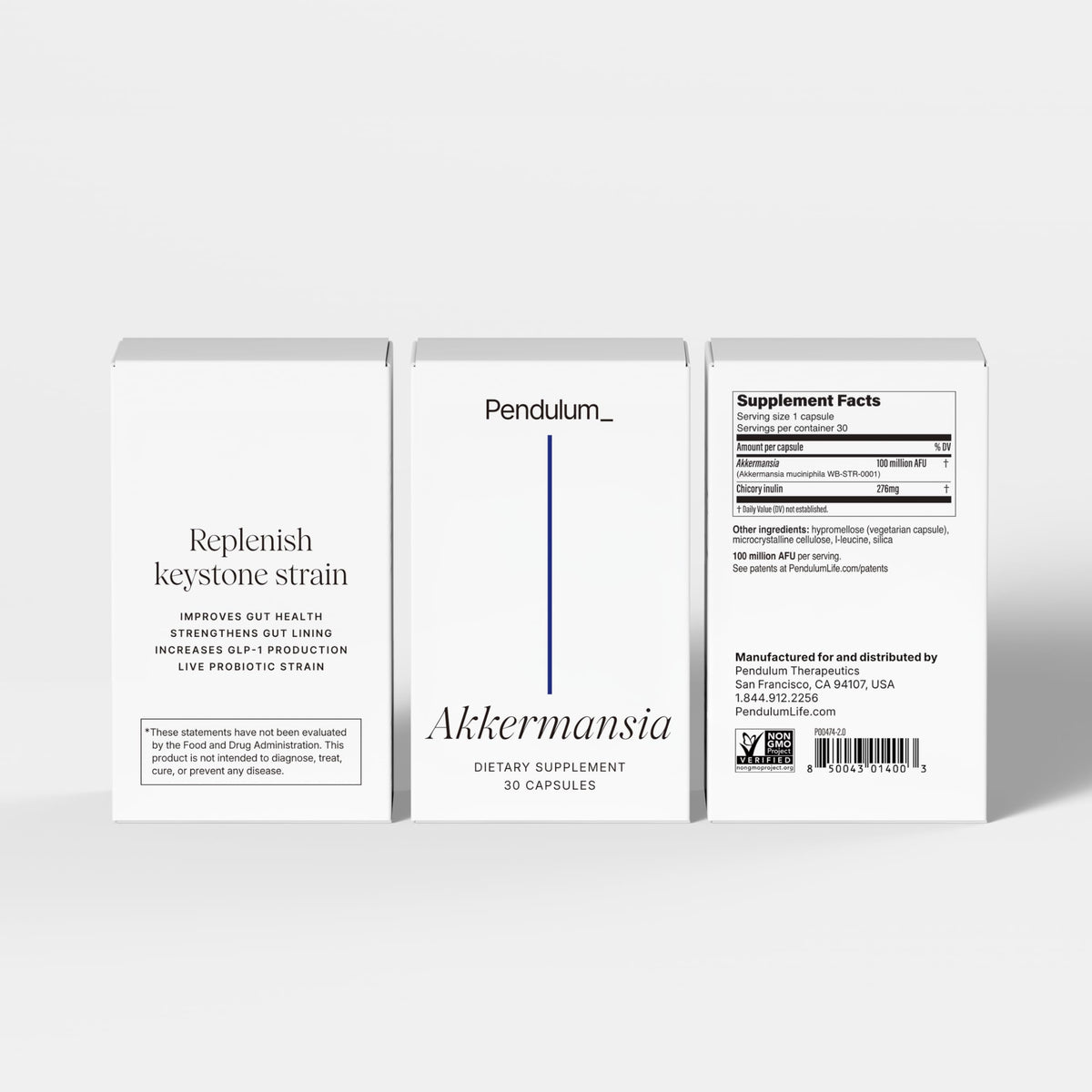 Probiotic with Prebiotic Fiber 30 Capsules F864716