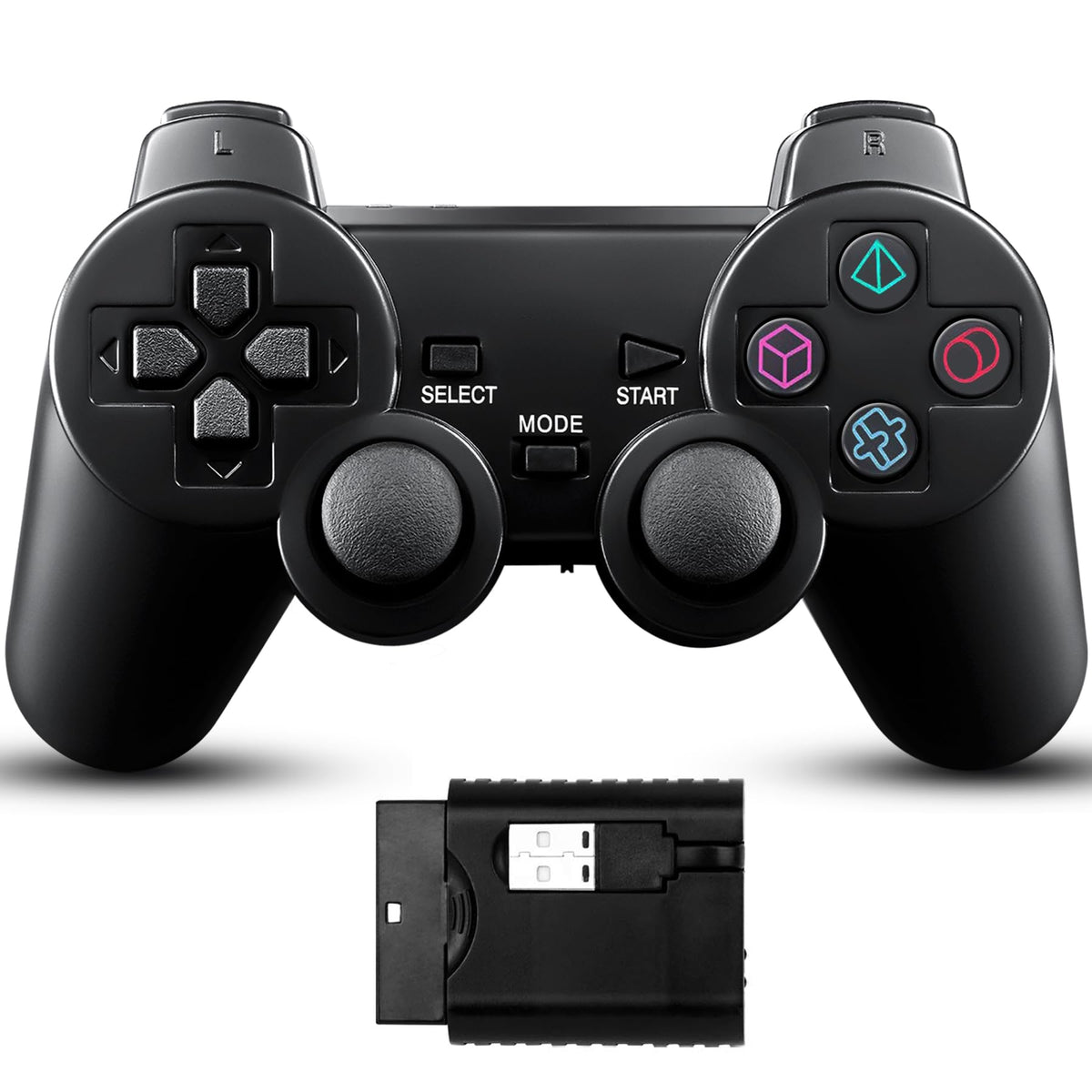 2 Pack Wireless Controller Gamepad C620777