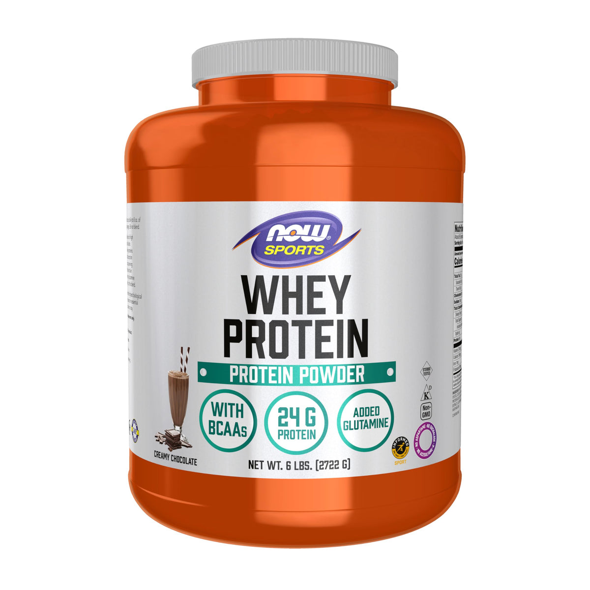 Whey Protein 24 g With BCAAs Creamy Chocolate Flavor 6 lbs H262340