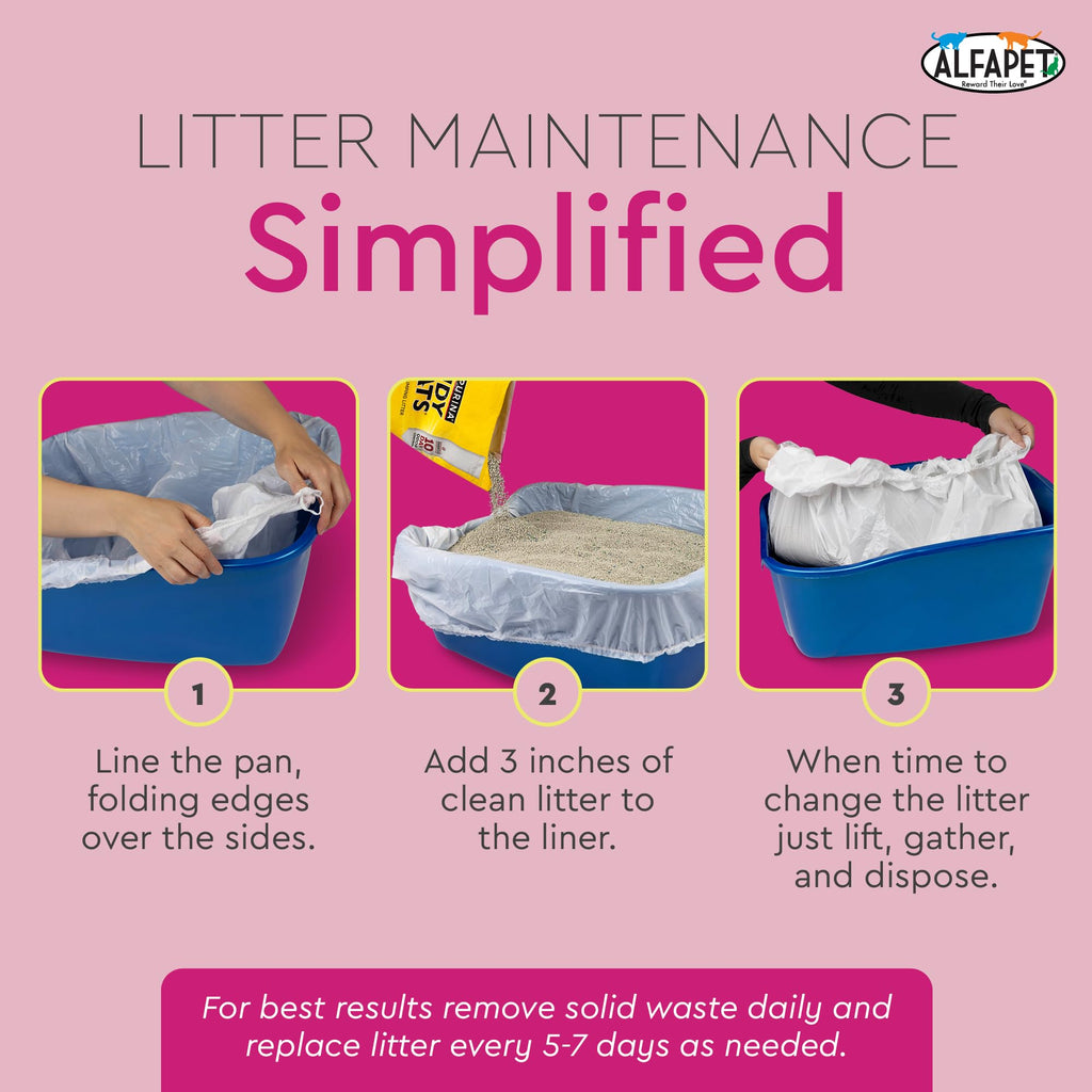 Elastic Cat Litter Box Liners Extra Giant 10 Count Z1627