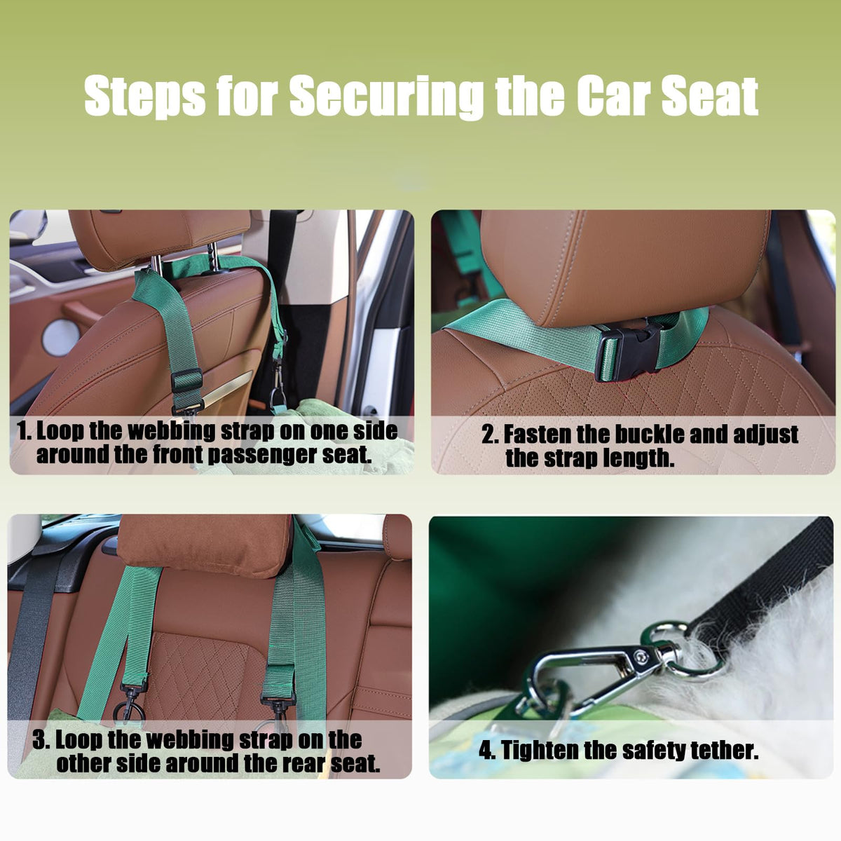 2-in-1 Dog Car Seat for Small Dogs M484771