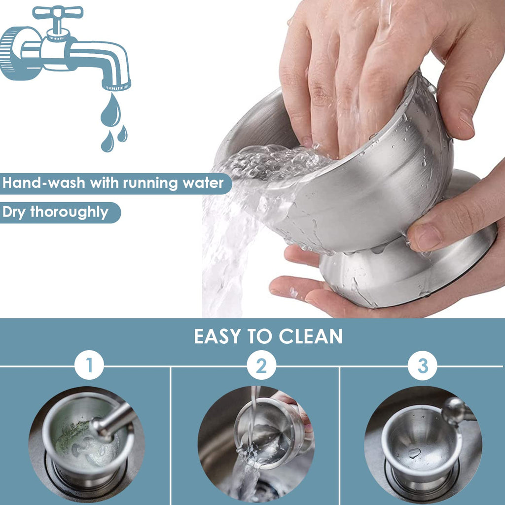 Stainless Steel Mortar and Pestle Set M287180