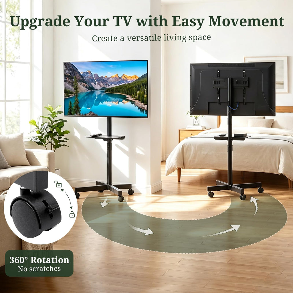 Rolling TV Stand for 23-60 Inch TVs D2518