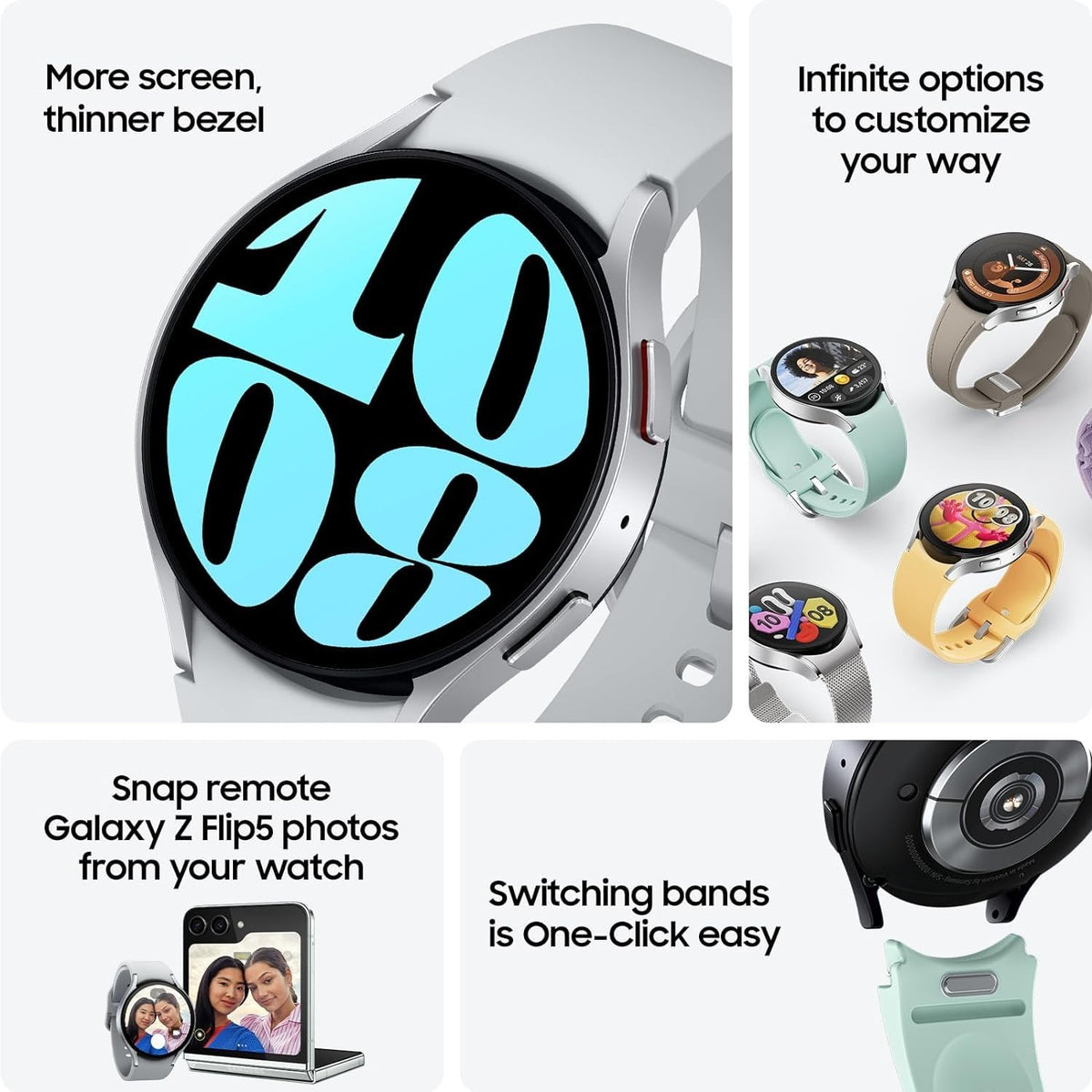 40mm Smartwatch GPS Bluetooth Water Resistant G877340