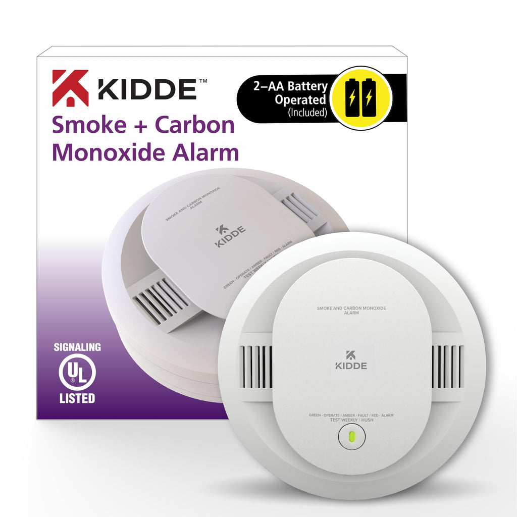 Smoke & Carbon Monoxide Detector, AA Battery Powered, 1 Pack P770082