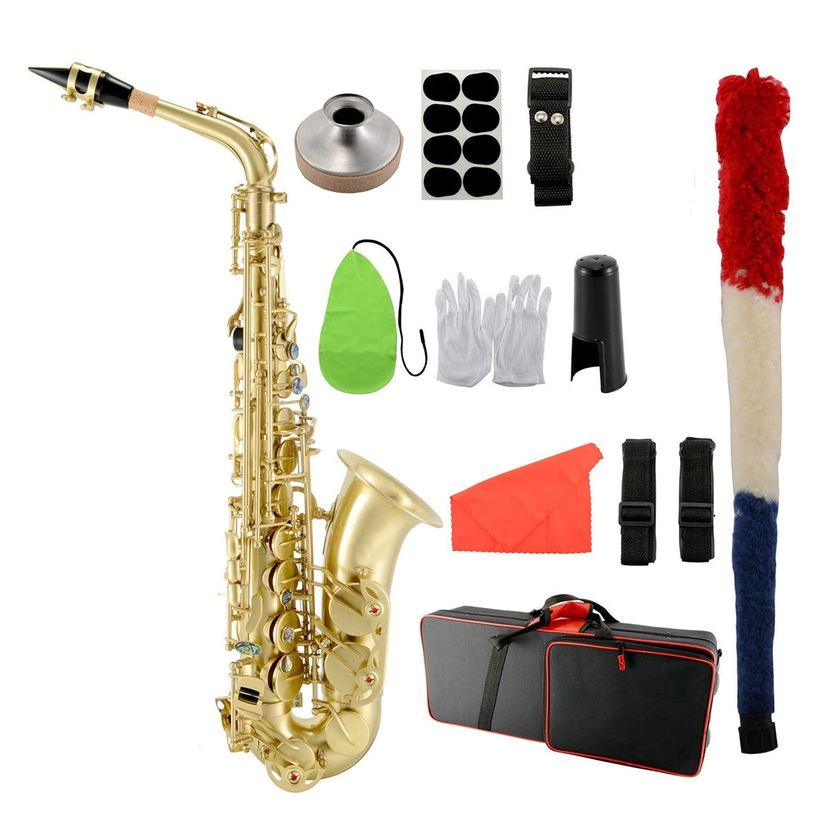Antique Brushed E Flat Alto Saxophone Y9144