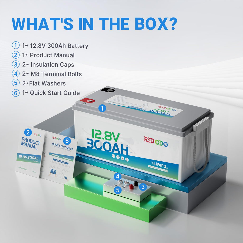12V 300Ah LiFePO4 Marine Battery P8051