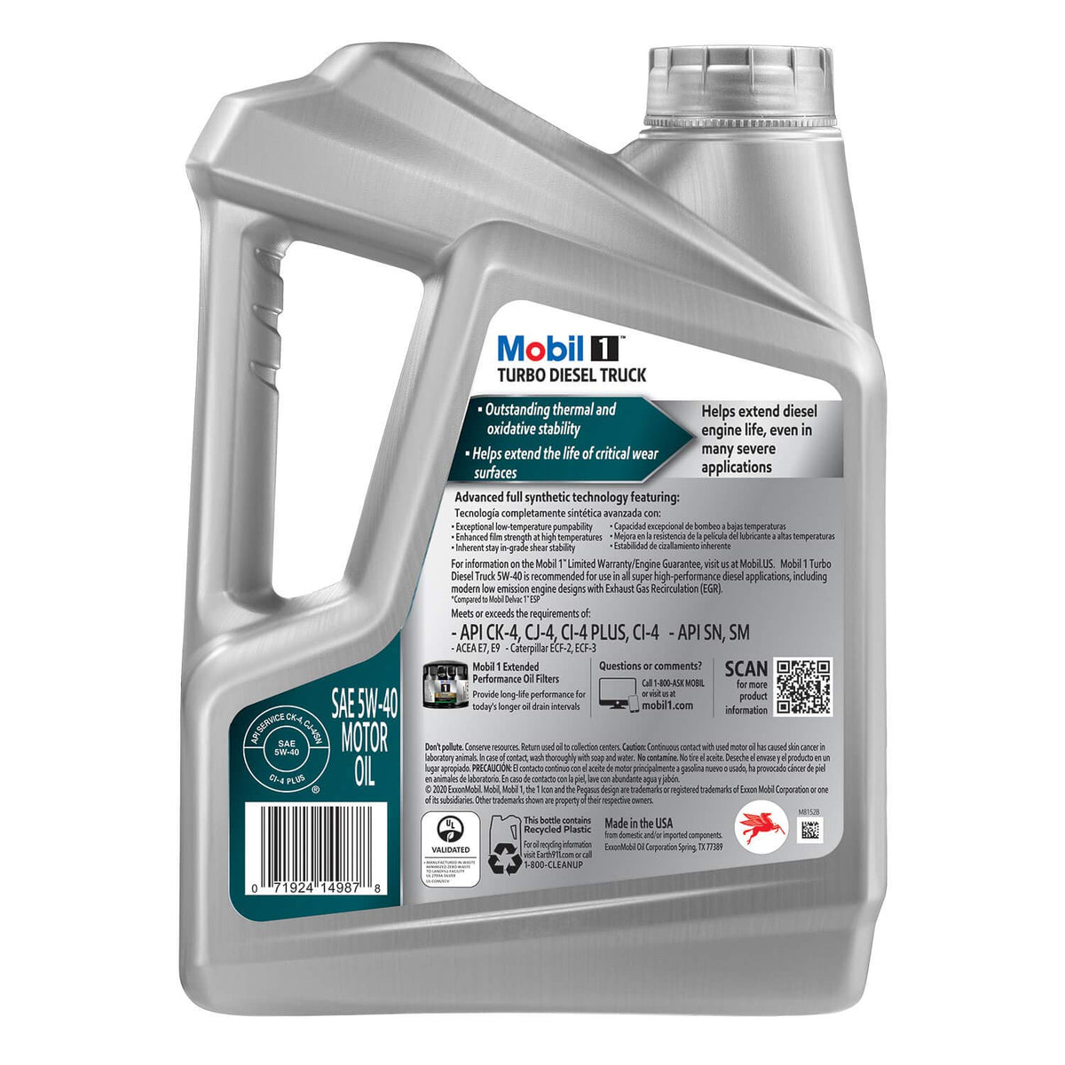 Full Synthetic 5W-40 Motor Oil 1 Gal B248566