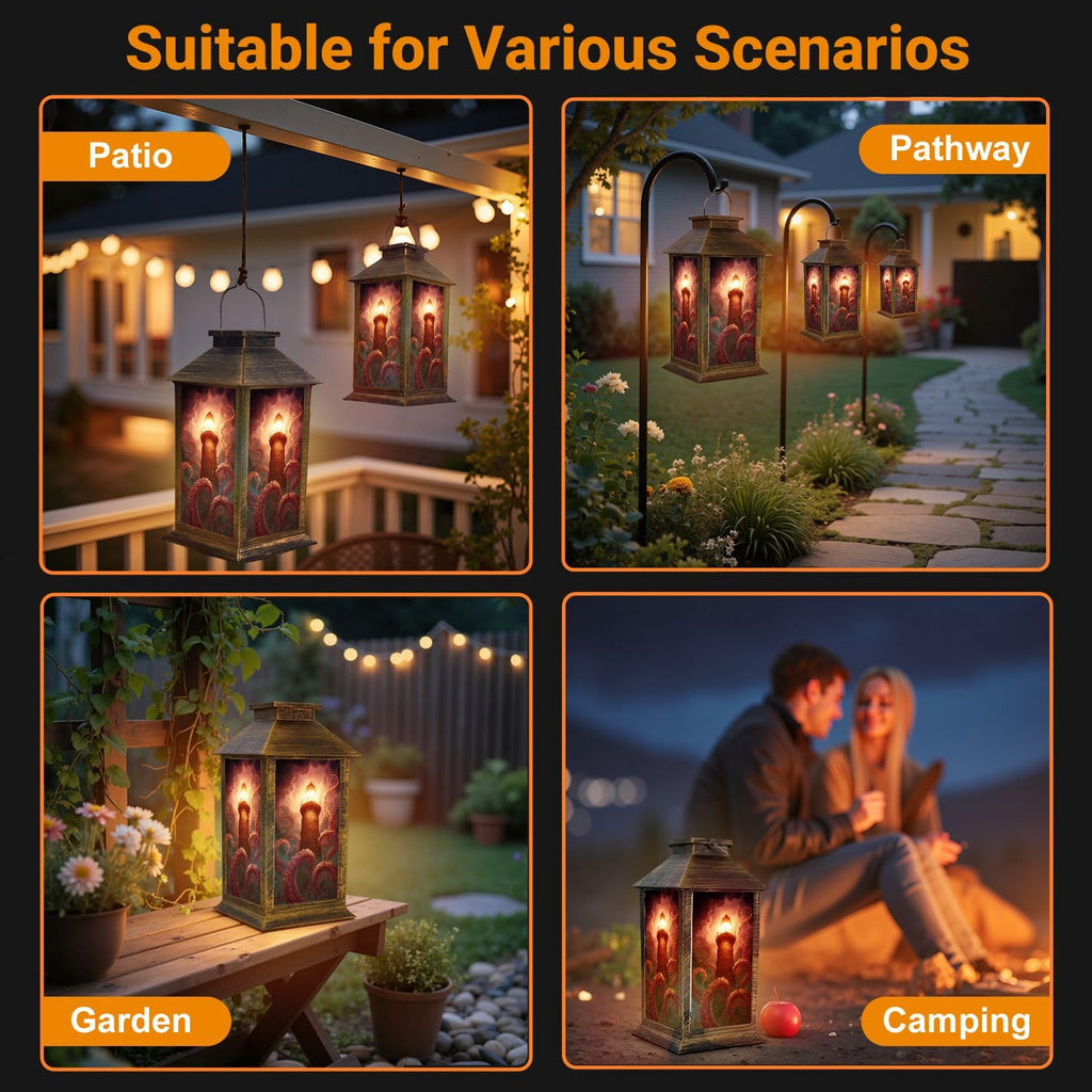 Solar Outdoor Hanging Lantern C905548