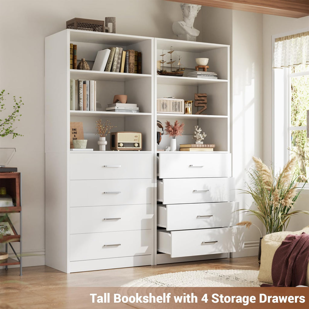 Wood Closet Organizer with 4 Drawers B702