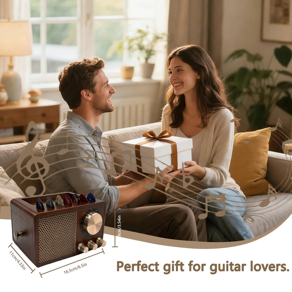 Wooden Guitar Pick Holder Z772589