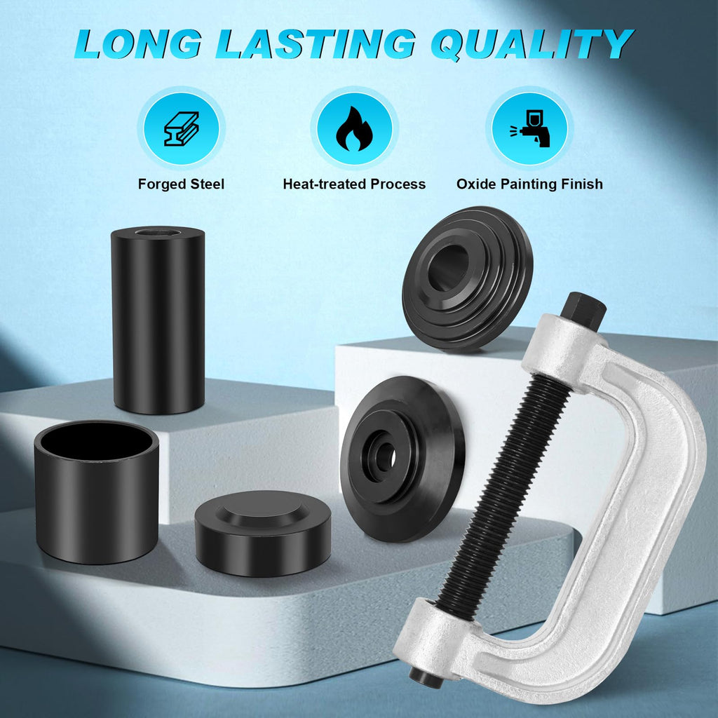 Ball Joint Press Kit, 10pcs Removal and Installation Tool Set X26465