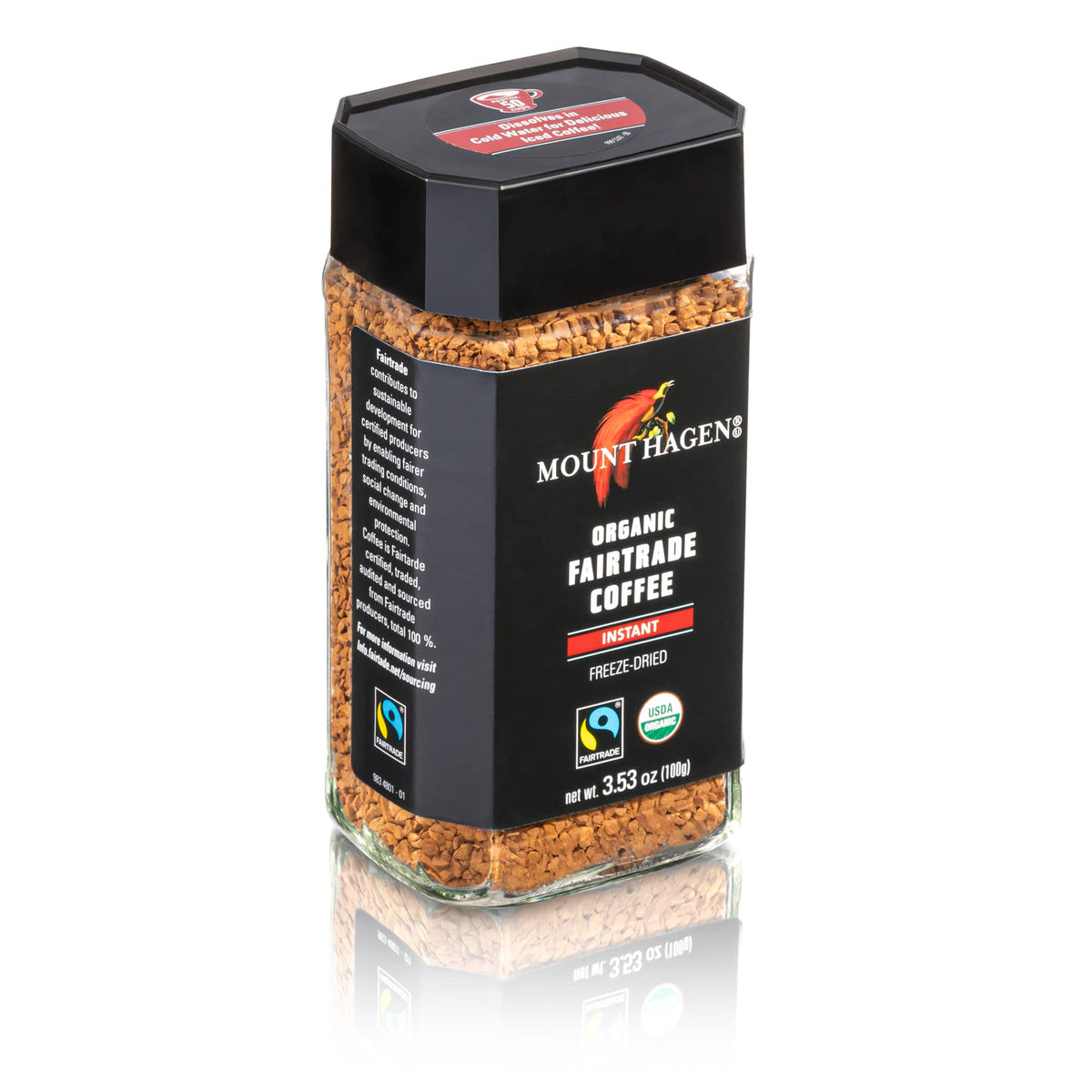 Organic Freeze-Dried Instant Coffee 3.53oz Jar A12267