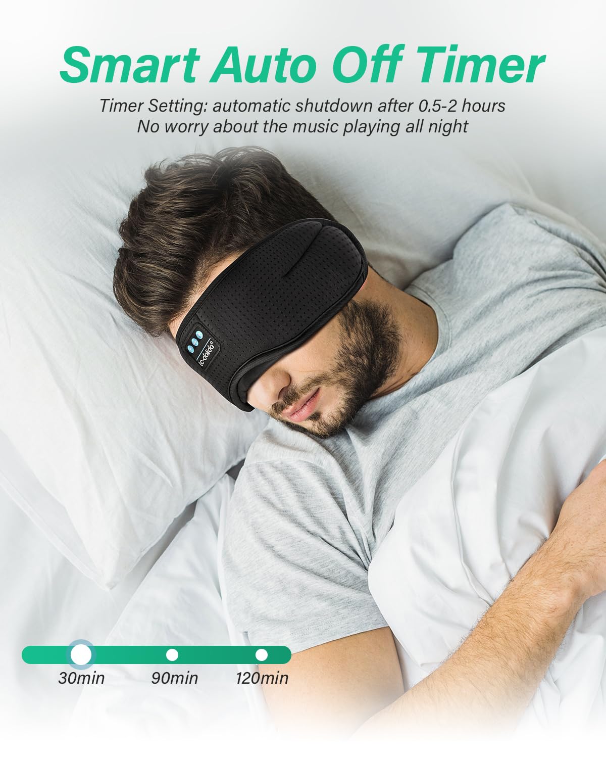 Bluetooth Sleep Mask with Headphones J456856
