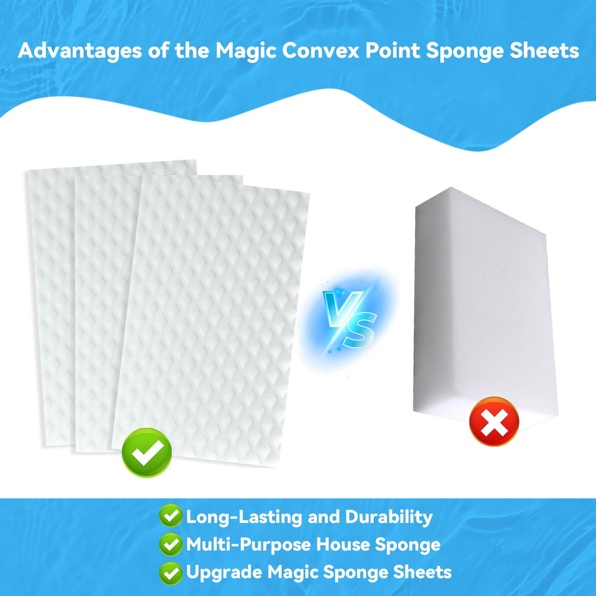 White Melamine Sponge 35 Pack J6203