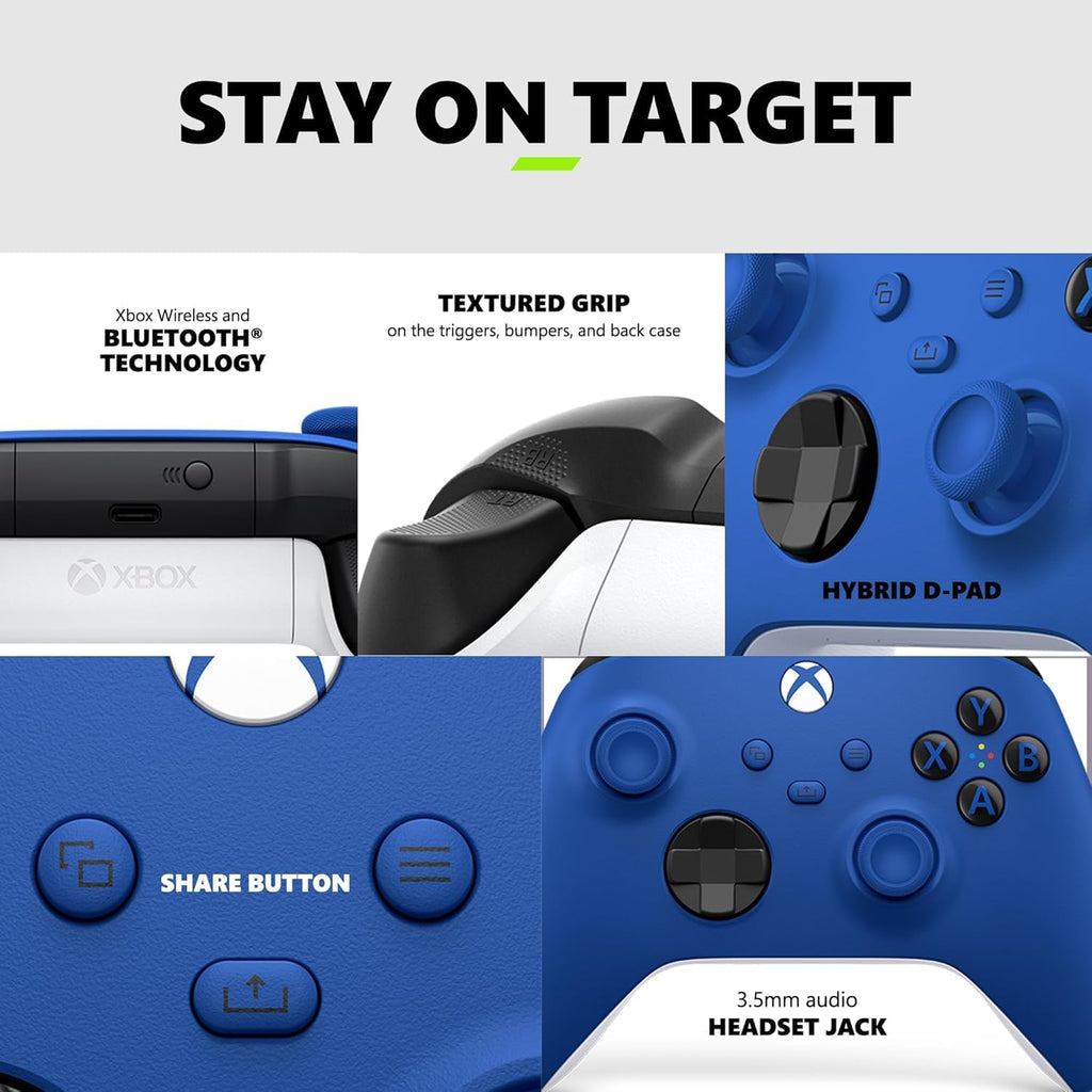 Xbox One S Wireless Bluetooth Controller Blue S6879
