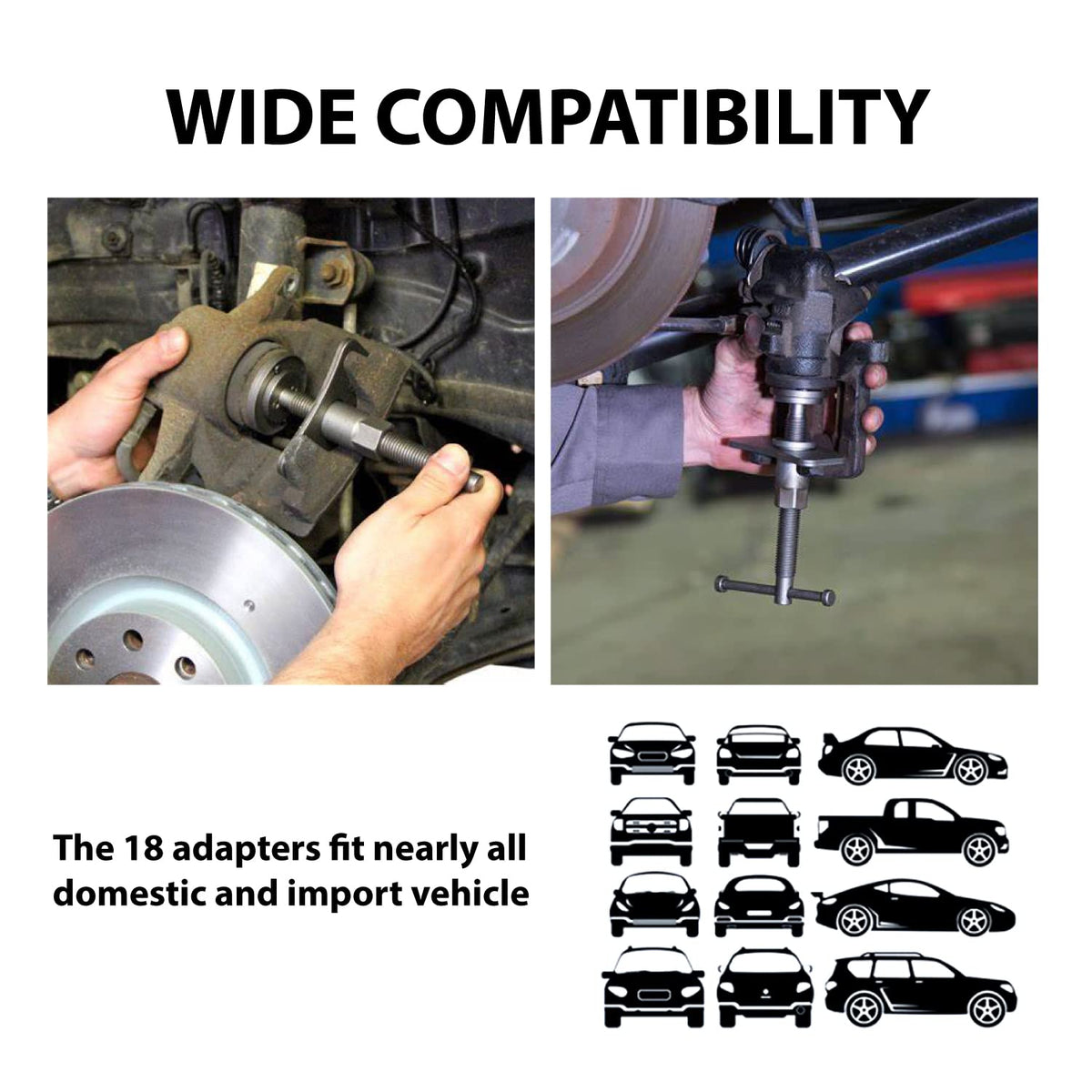 22 PCS Brake Caliper Press Tool Kit Z1929