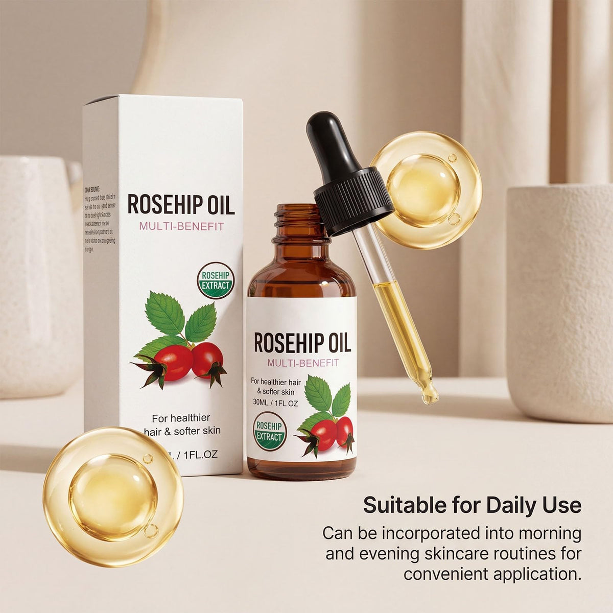 Rosehip Oil Organic Face Oil 1PC N833039