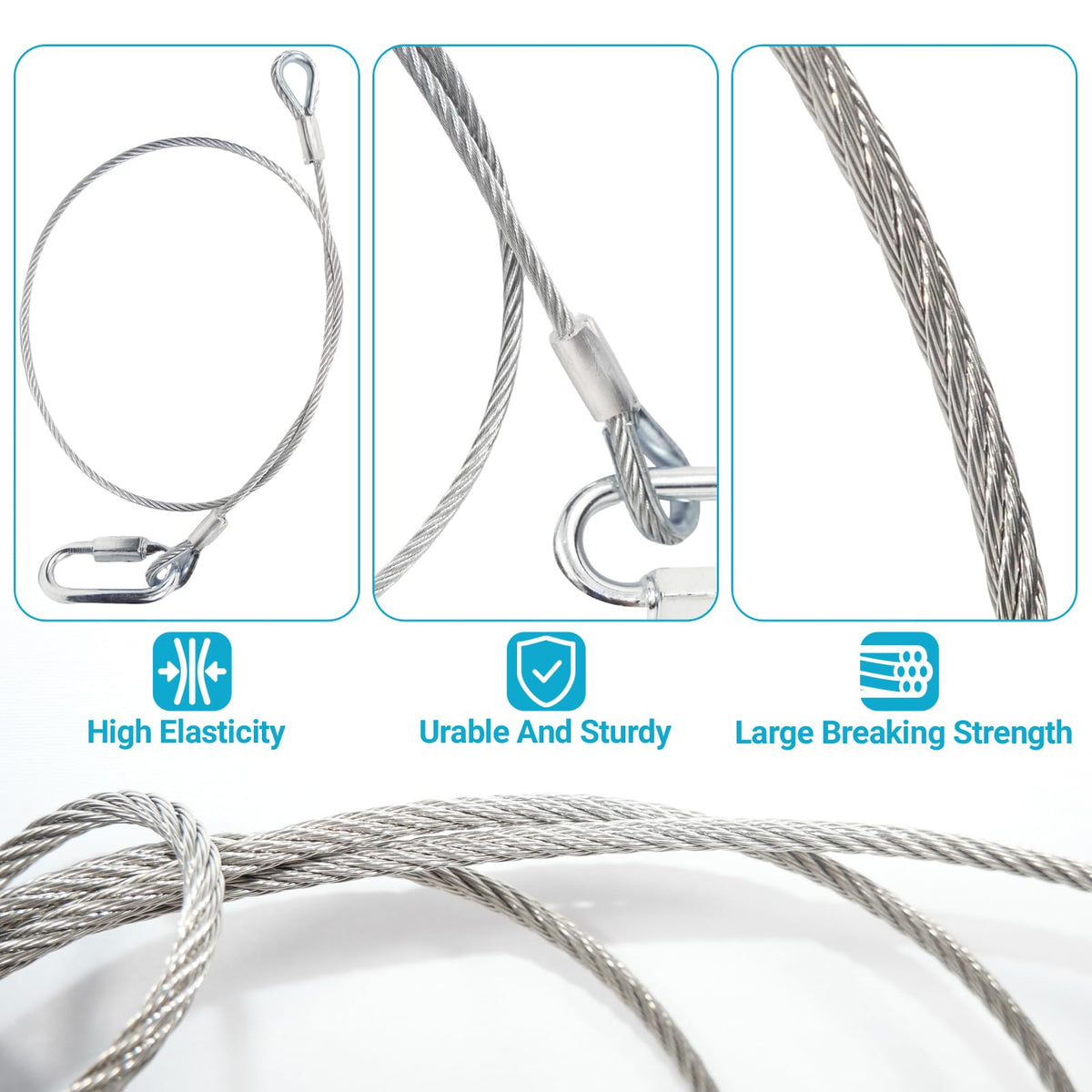 T316 Stainless Steel Cable 7x7 Strands 150FT S9245