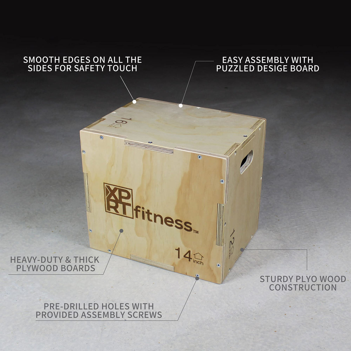 Wooden Plyo Box L3002